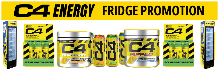 C4 Energy Fridge Promotion
